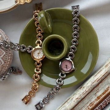 Vintage Zincir Kordon Minimal Saatler