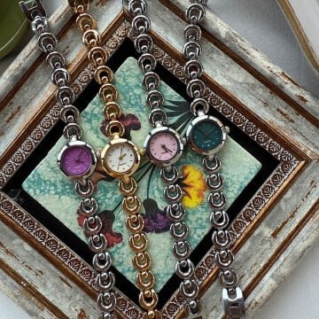 Vintage Zincir Kordon Minimal Saatler