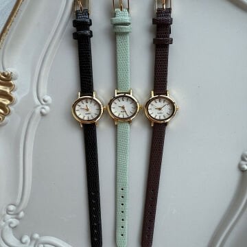 Elegance Oval Kadran Deri Kordon Saatler