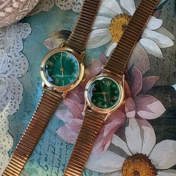 Renkli Kadran Tasarım Çelik Saatler