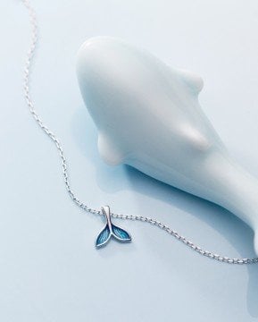 Blue Tail Gümüş Halhal