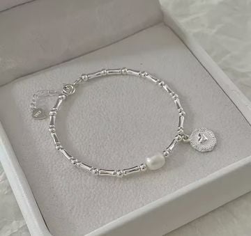 Heart of Pearl Gümüş Bileklik