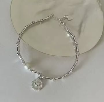 Heart of Pearl Gümüş Bileklik