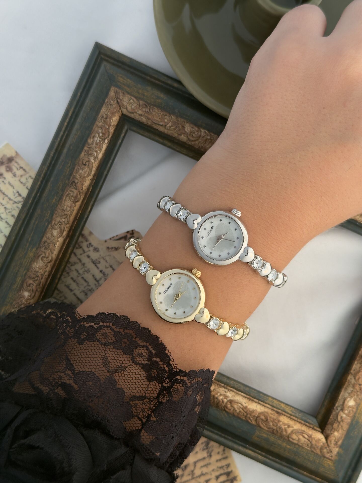 Kalp Parmak İzi Tasarım Saat