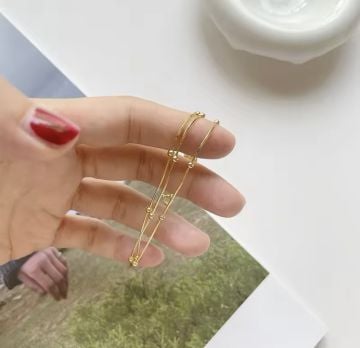 Gold Katmanlı Çelik Bileklik