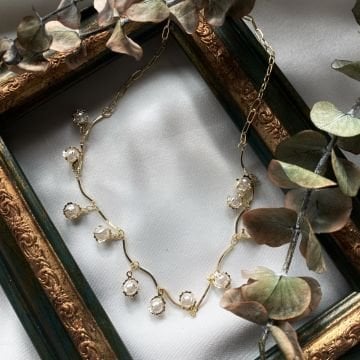 Vintage İnci Tasarım Kolye