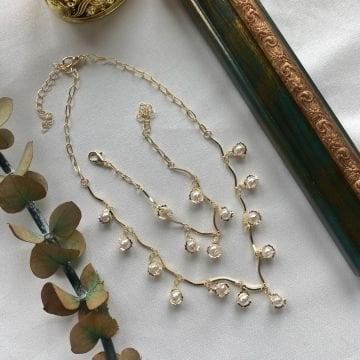 Vintage İnci Tasarım Kolye