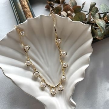 Vintage İnci Tasarım Kolye