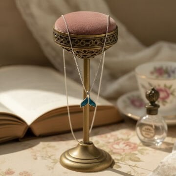 Blue Tail Gümüş Kolye