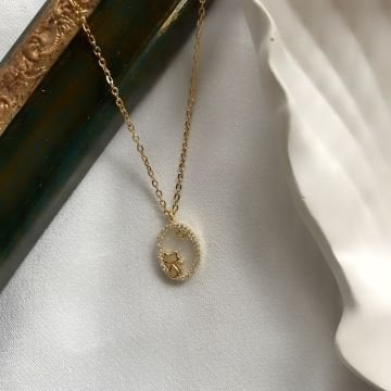 Lovely Cat Çelik Kolye