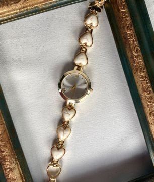 Kalp Tasarım Kordon Saat