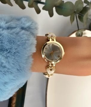 Kalp Tasarım Kordon Saat