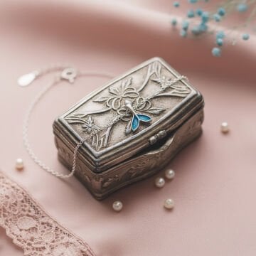 Blue Tail Gümüş Bileklik