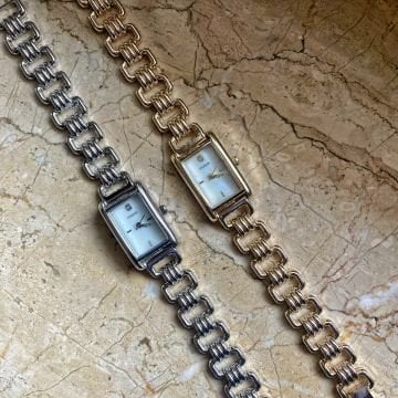 Vintage Zincir Kordon Tasarım Saat