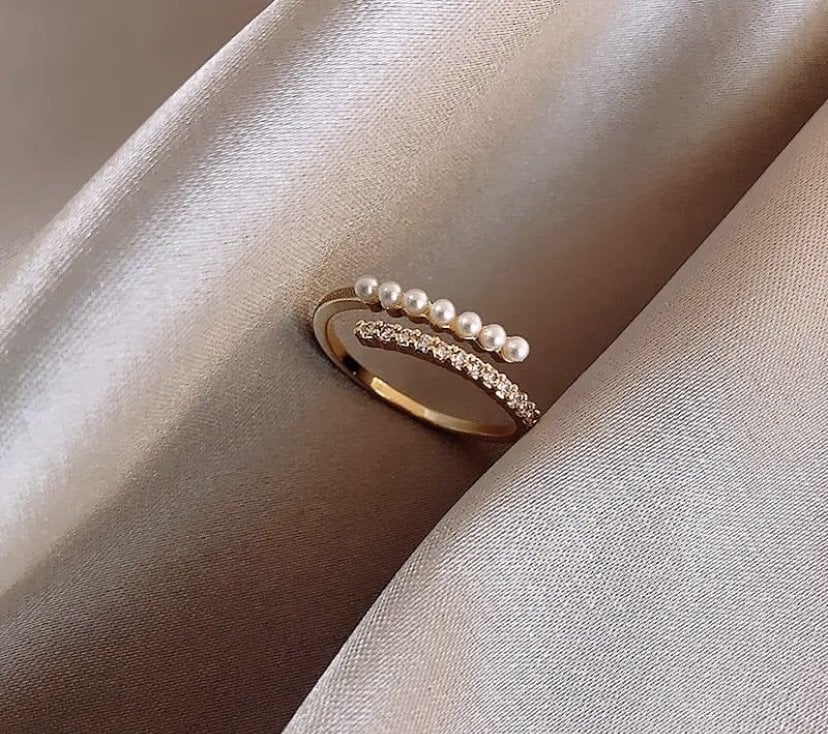 Pearl Tasarım Retro Yüzük