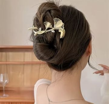 Taşlı Mabet Ağacı Yaprağı Toka