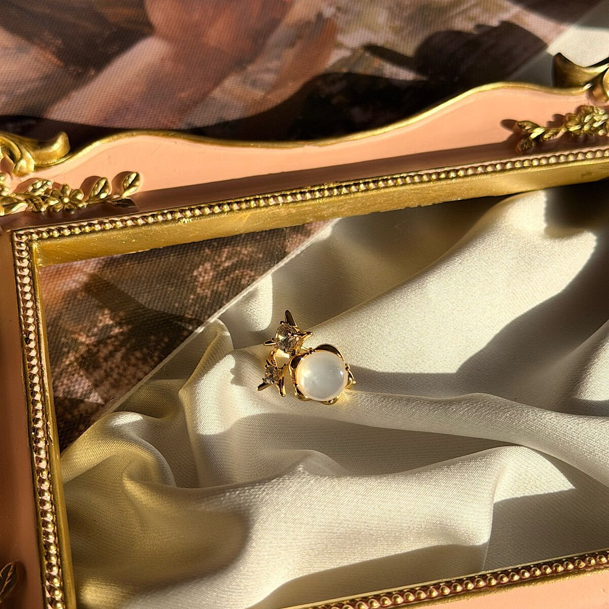 Ay Işığı Opal Taş Tasarım Yüzük