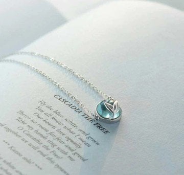 Deniz Kızı Gümüş Kolye