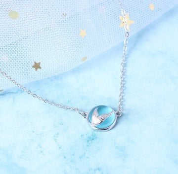 Deniz Kızı Gümüş Kolye