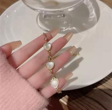 Kalp Tasarım Retro Bileklik