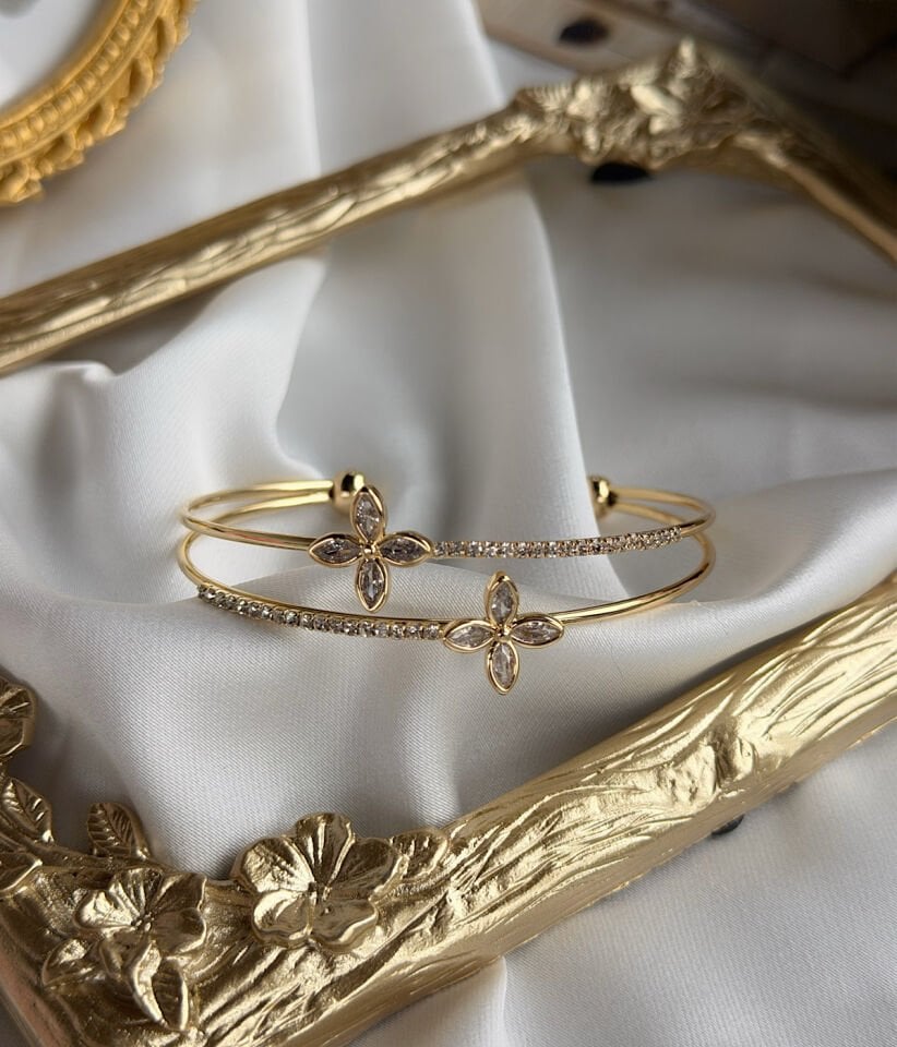 Zarif Yonca Tasarım Halka Bileklik