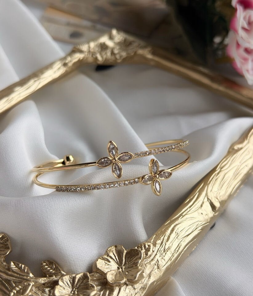 Zarif Yonca Tasarım Halka Bileklik