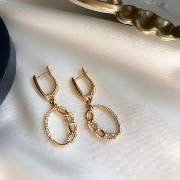 Chain Design Küpe