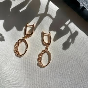 Chain Design Küpe