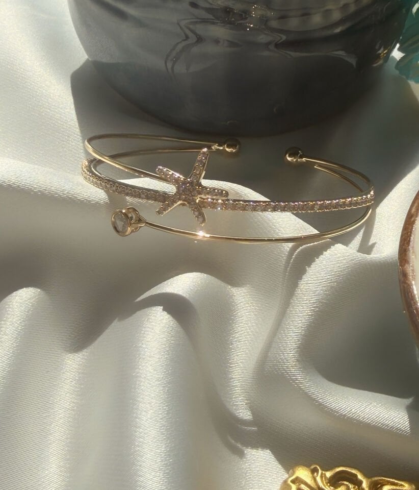 Deniz Yıldızı Tasarım Halka Bileklik