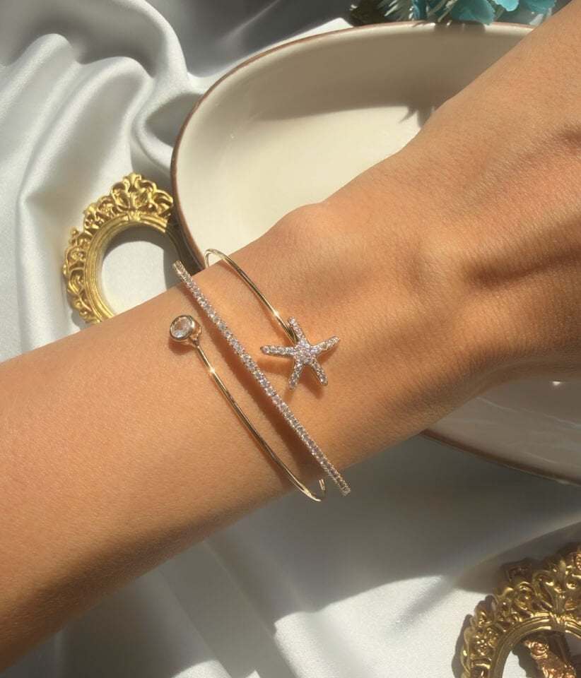 Deniz Yıldızı Tasarım Halka Bileklik