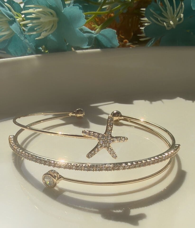 Deniz Yıldızı Tasarım Halka Bileklik