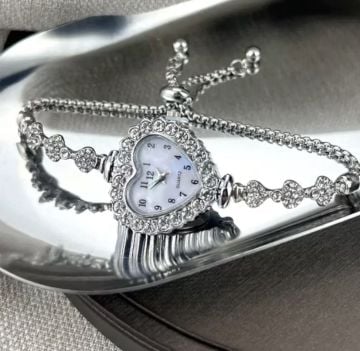 Vintage Heart Tasarım Saat